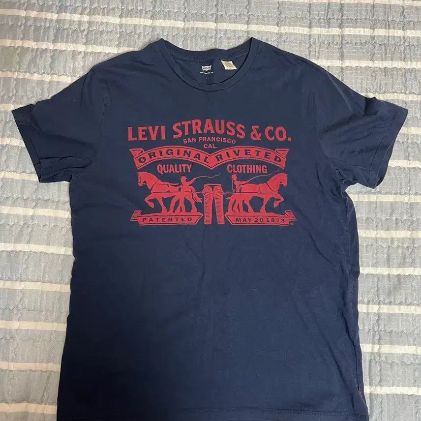[BUNJANG] Levi's Logo Short Sleeve T-Shirt / 리바이스 반팔티셔츠