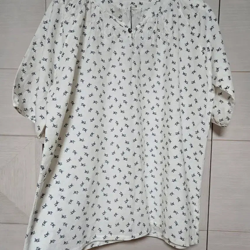 [BUNJANG] Oversized Cotton Blouse / 오버핏 면 블라우스 (새상품)