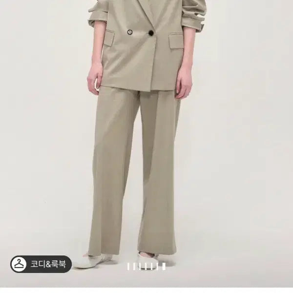 [BUNJANG] Time Wool Blend Double-Breasted Jacket and Pants Set / 타임 울 블렌드  자켓+팬츠 셋업