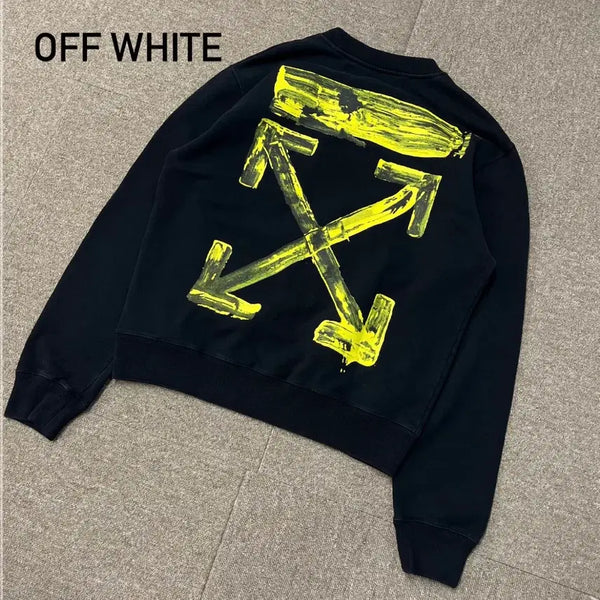 [BUNJANG] Off-White Acrylic Arrow Sweatshirt (M) / [M] 오프화이트 아크릴 애로우 맨투맨
