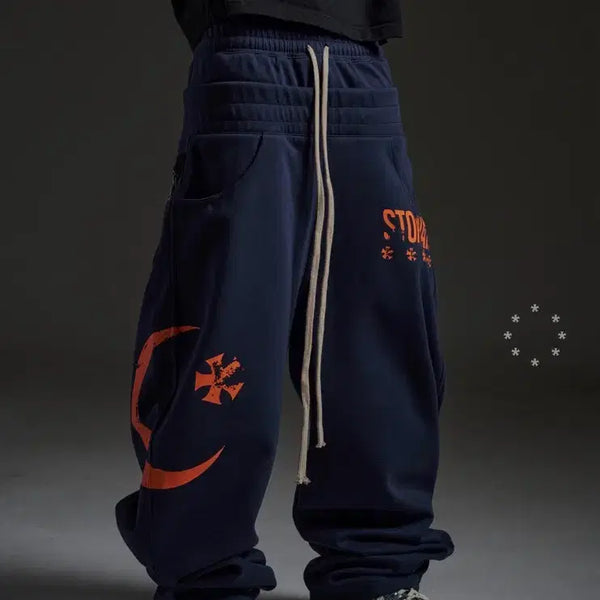 [BUNJANG] Wapworks W129 Layered Sweatpants / wapworks w129 레이어드 스웻팬츠