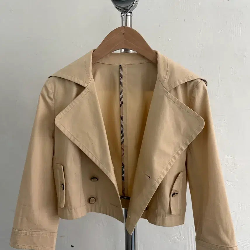 [BUNJANG] Burberry Blue Label Short Trench Jacket / Burberry 버버리 블루라벨 숏 트렌치 자켓
