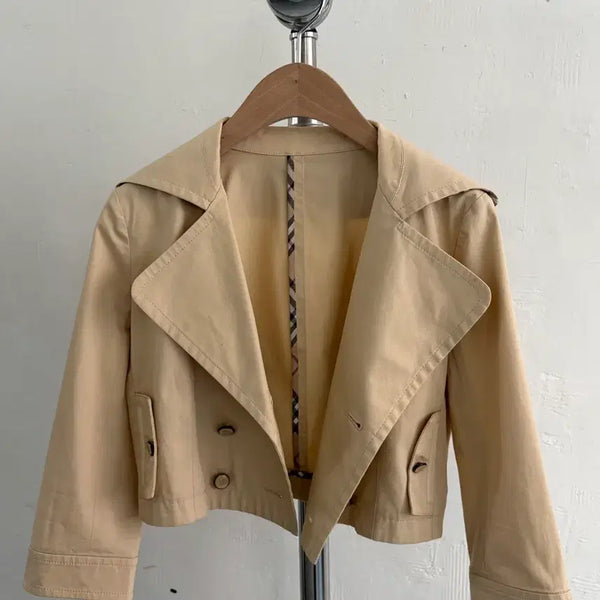 [BUNJANG] Burberry Blue Label Short Trench Jacket / Burberry 버버리 블루라벨 숏 트렌치 자켓