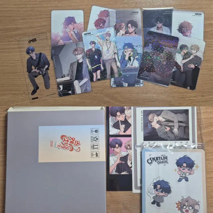 [BUNJANG] Bomtoon Sketch Photocard Bundle Set / 봄툰 스케치 단행본 포토카드 일괄양도