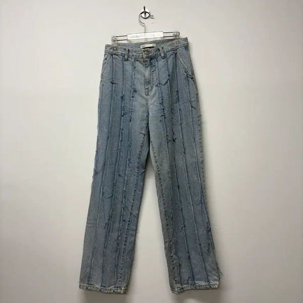 [BUNJANG] Matin Kim Light Blue Straight Denim Jeans (Size S) / 마뗑킴 연청 스트레이트 데님