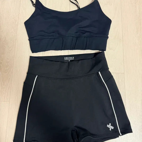 [BUNJANG] XEXYMIX Bra Top & Pole Shorts Set S / 젝시믹스  브라탑 & 폴쇼츠 세트 S (상태 새거같음)