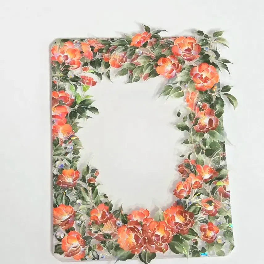 [BUNJANG] Camellia Sticker Top Loader / 동백 스티커 탑꾸 탑로더