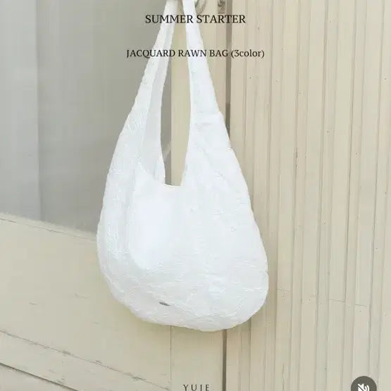 [BUNJANG] Yuje Jacquard Shoulder Bag / 유제 yuje 자카드 숄더백