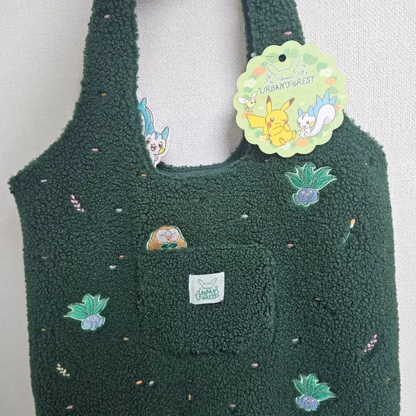 [BUNJANG] Pokemon Urban Forest Grass Eco Bag / 포켓몬 서울숲 어반포레스트 잔디 에코백