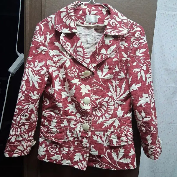 [BUNJANG] DEMIAN Women's Patterned Jacket (S) / DEMIAN 자켓 여성 패턴 자켓(S)