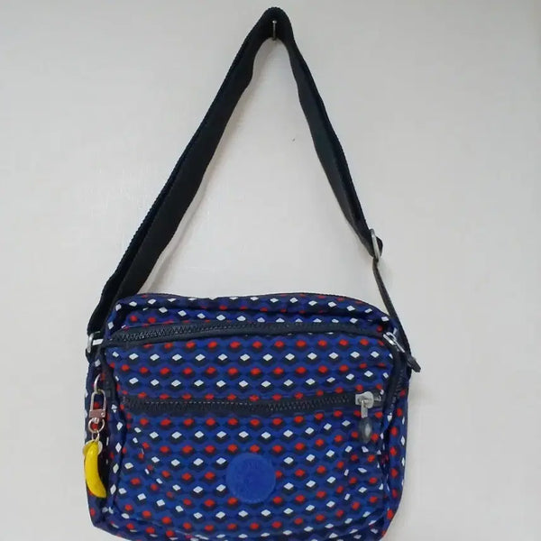 [BUNJANG] Kipling Crossbody Bag Blue Pattern / 키플링 크로스백 블루 패턴 25  19