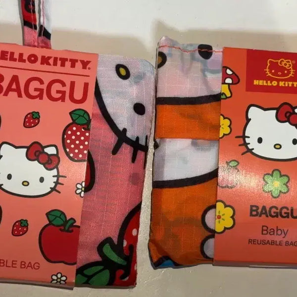 [BUNJANG] BAGGU Baby Hello Kitty Bundle Bag / 바쿠 BAGGU 바쿠백 베이비 헬로키티 키티 일괄