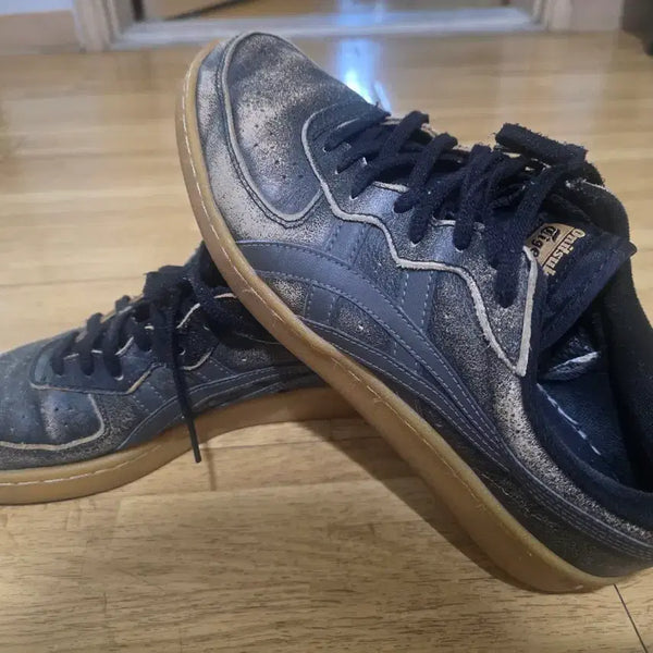 [BUNJANG] Onitsuka Tiger Sneakers Black/Beige / 오니츠카타이거 스니커즈 검/베이지