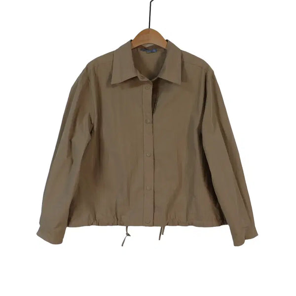 [BUNJANG] LBL Cotton Blend Short Jacket Beige Casual Jumper / LBL 면혼방 숏 자켓 M 베이지 캐주얼 점퍼