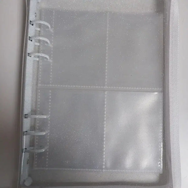 [BUNJANG] White 4-Slot Zipper Binder / 지퍼바인더 판매