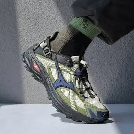 [BUNJANG] Mizuno Trail Racer SE Khaki Running Shoes Size 260 / [260] 미즈노 트레일 레이서 SE 카키