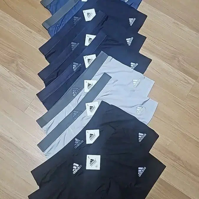 [BUNJANG] Adidas Men's Seamless Boxer Briefs - Multi-Color Pack (10 Pairs) / 아디다스 드로즈 팬티 여러 색상