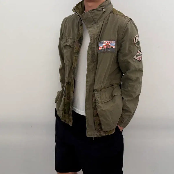 [BUNJANG] Jeep Khaki Field Jacket XL / 지프 카키 필드 자켓