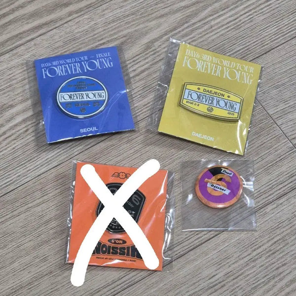 [BUNJANG] Day6 Forever Young Bundle Set Badges / 데이식스 포에버영 뱃지 일괄