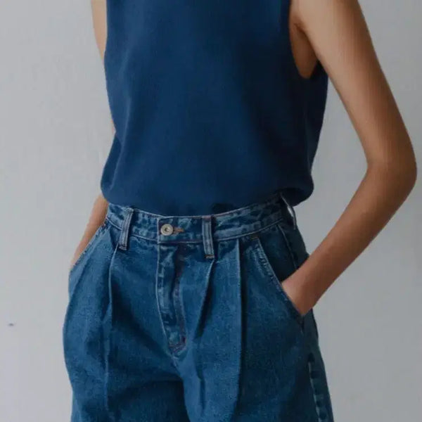 [BUNJANG] Nothing Written Denim Bermuda Shorts / 낫띵리튼 데님 버뮤다 쇼츠