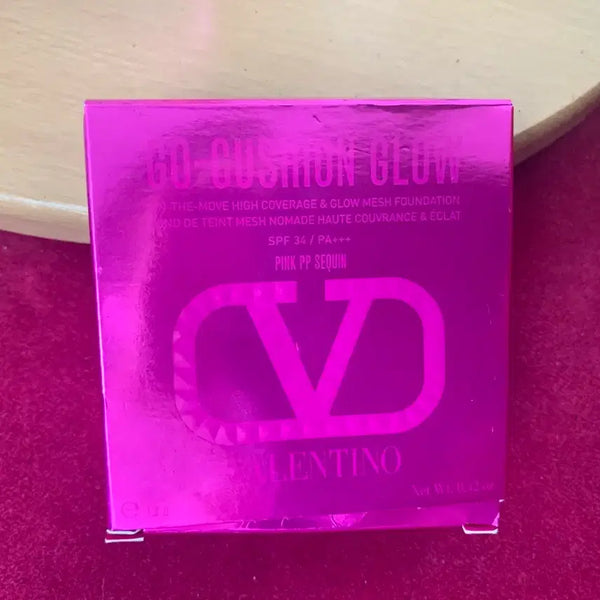 [BUNJANG] Valentino Go Cushion Glow Pink PP Sequin / 발렌티노 고 쿠션 글로우 핑크 PP 시퀸