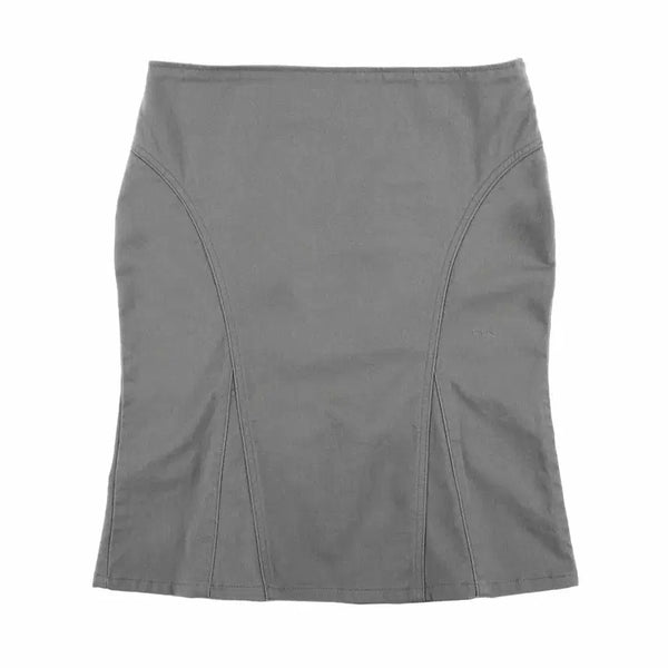 [BUNJANG] ONCEKALL PETAL COTTON GORED MIDI SKIRT / 온스카 PETAL COTTON GORED MIDI SKIRT