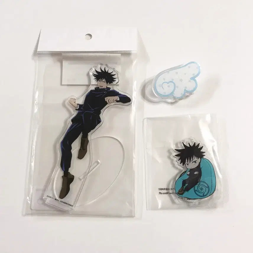 [BUNJANG] Jujutsu Kaisen Fushiguro Megumi Full Body Acrylic Stand + Freebie / 주술회전 후시구로 메구미 전신 아크릴 +덤