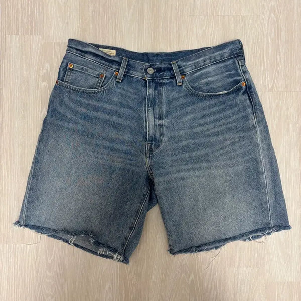 [BUNJANG] Levi's 468 Cut-off Denim Shorts 34 / 리바이스 468 컷오프 청 반바지 34