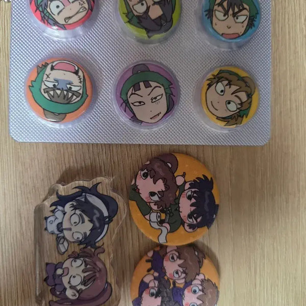 [BUNJANG] Nintama Rantaro Korotto Badge Set / 닌타마 뱃지 코롯토