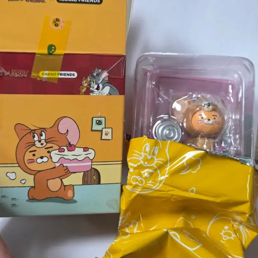 [BUNJANG] Tom & Jerry x Kakao Friends Ryan Figure (Simply Unsealed) / 제리 라이언 피규어 단순개봉