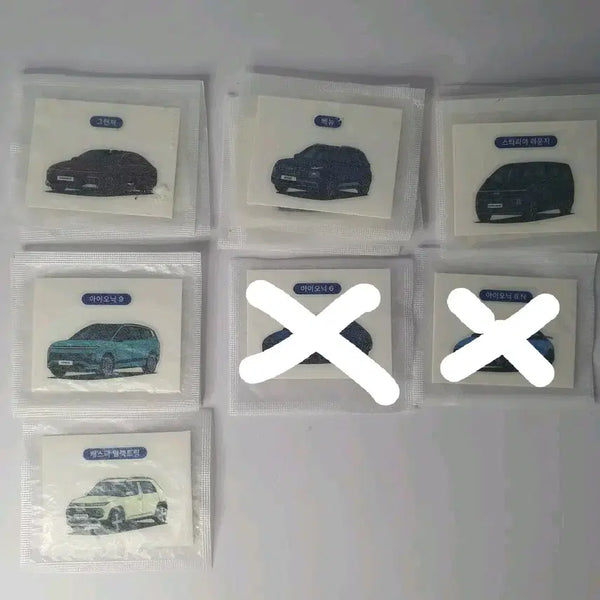 [BUNJANG] Hyundai Transportation 'Tti-Bbu-Ssil' Stickers Bundle (Sealed) / 현차는 빵빵 띠부씰 미개봉