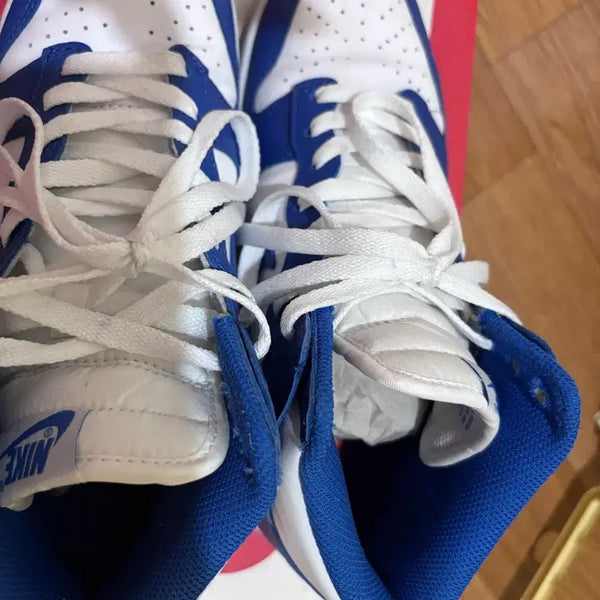 [BUNJANG] Nike Dunk High White Blue / 나이키 덩크 하이 화이트 블루