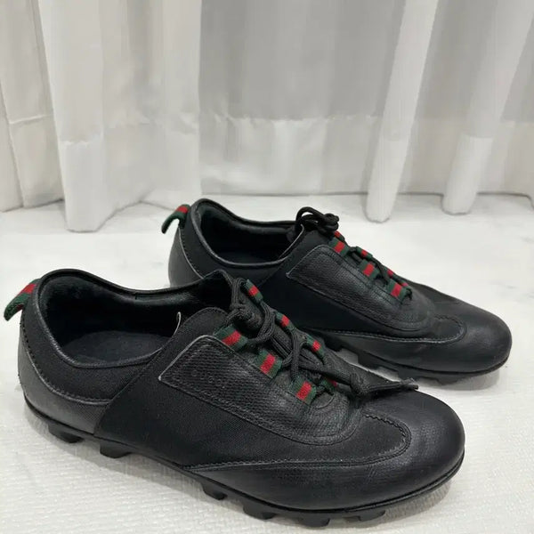 [BUNJANG] Gucci Vintage Web Tech Sneakers Black / [40.5] 구찌 빈티지 웹 테크 스니커즈 블랙 (포이즌 정품 인증 /