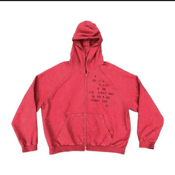 [BUNJANG] Zip-Up Hoodie / aop 집업 후드