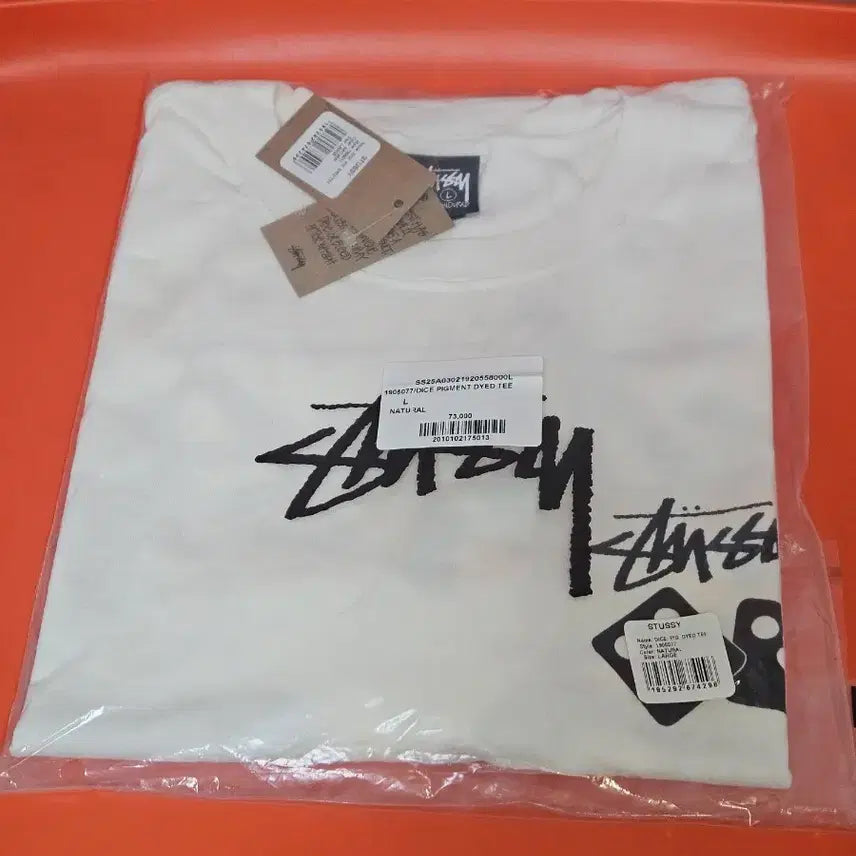 [BUNJANG] Stussy Pigment Dyed Natural Color T-Shirt / 스투시 피그먼트 다이스 내츄럴 컬러 L 사이즈
