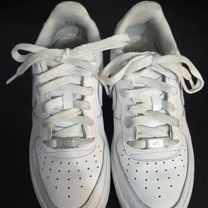 [BUNJANG] Nike Air Force 1 White Sneakers / 나이키 에어포스 1 흰색  신발