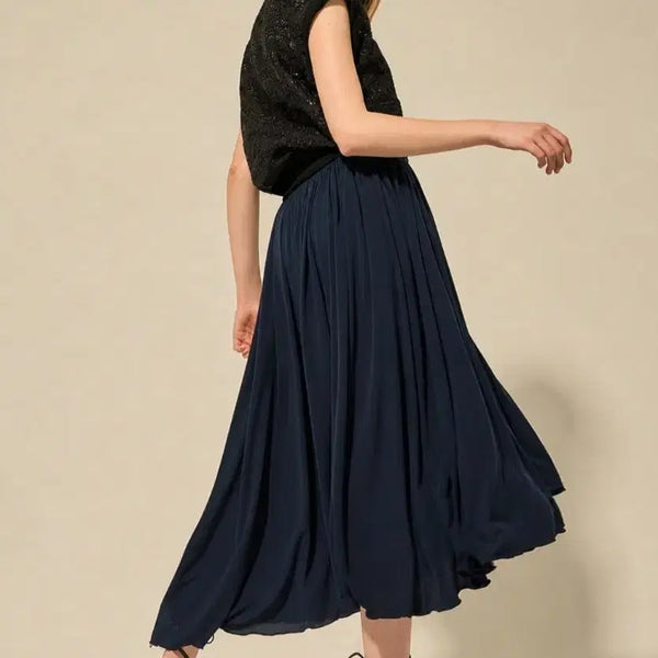 [BUNJANG] Lanvin Pleated Skirt Black Size 55 / 랑방 스커트 55