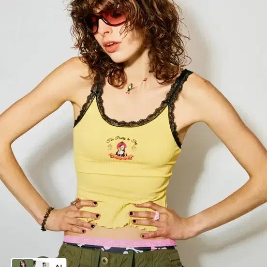 [BUNJANG] HIGHTIDE Frankie Yellow Tank Top / 하이타이드 프랭키 옐로우 탱크탑