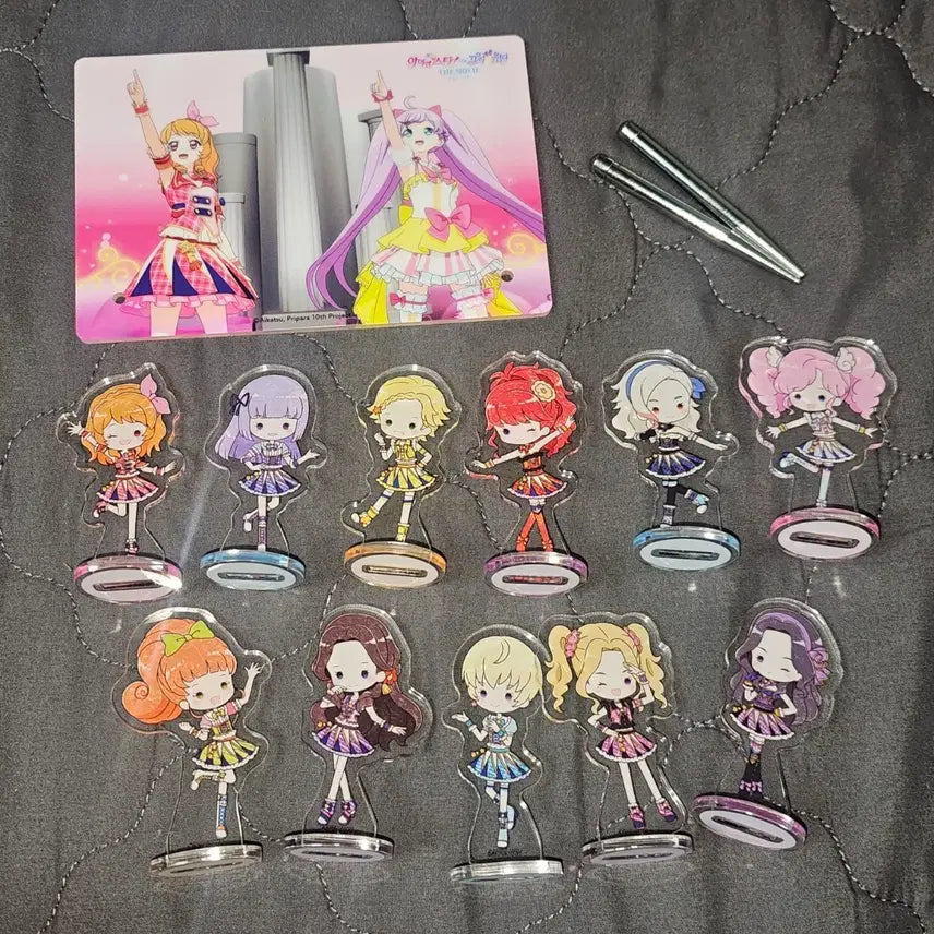 [BUNJANG] Aikatsu! Petit Acrylic & V Square Acrylic - Rara & Akari Hoshimiya / 아이엠스타 아이카츠 쁘띠 아크릴 브이스퀘어 라라 하늘 아카리 아크릴 판매