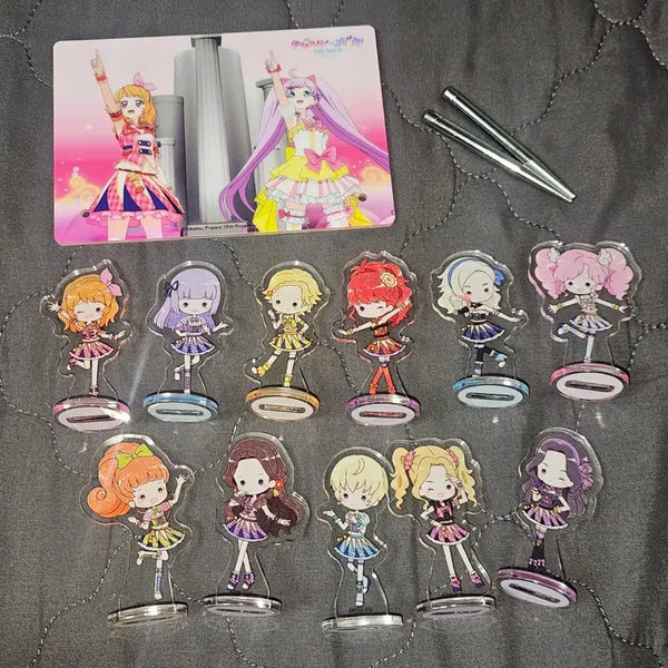 [BUNJANG] Aikatsu! Petit Acrylic & V Square Acrylic - Rara & Akari Hoshimiya / 아이엠스타 아이카츠 쁘띠 아크릴 브이스퀘어 라라 하늘 아카리 아크릴 판매