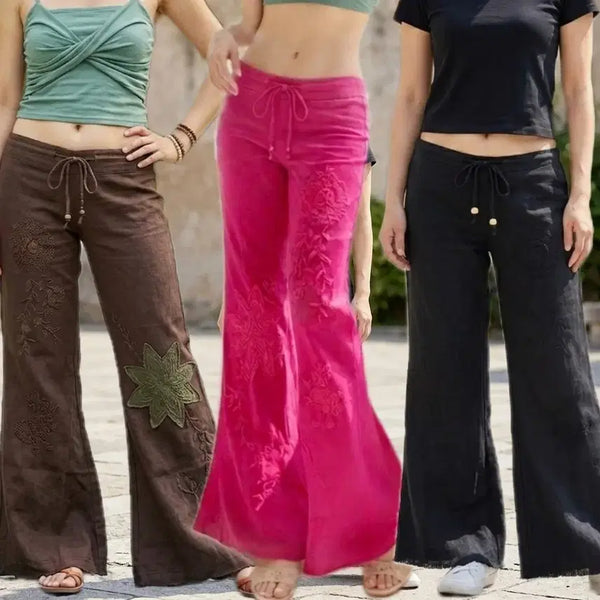 [BUNJANG] Castagno Linen Wide-Leg Pants / S/M/L 이태리 castagno 린넨팬츠 -마바지 나팔팬츠-여름
