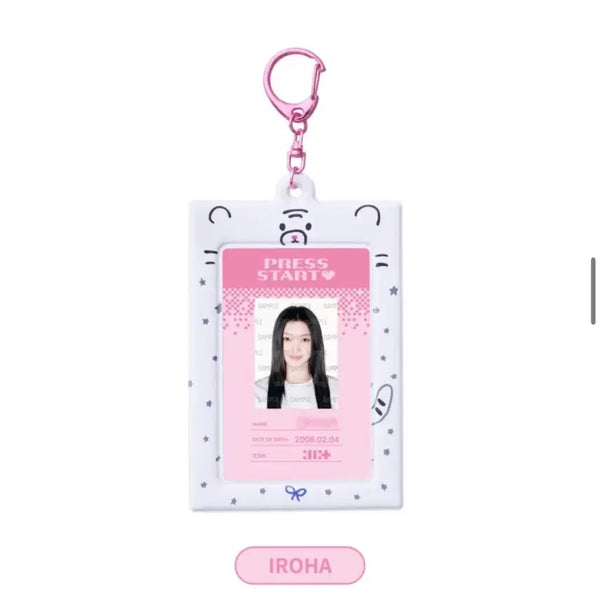 [BUNJANG] ILLIT IROHA Photocard Holder Keyring Press Start Japan MD / 아일릿 이로하 포카 홀더 키링 프레스 스타트 재팬 md 아이디카드 빼꼬