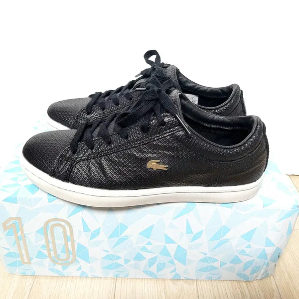 [BUNJANG] Lacoste Clearance Sneakers Leather / 정품)라코스테  클리어런스 스니커즈(225) 소가죽