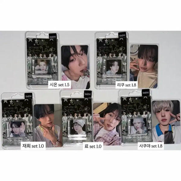 [BUNJANG] NCT Wish Take Off Japanese SMini Album Bundle Set / 엔시티위시오드투러브일본무모샵시온리쿠유우시재희료사쿠야포카스미니앨범분철