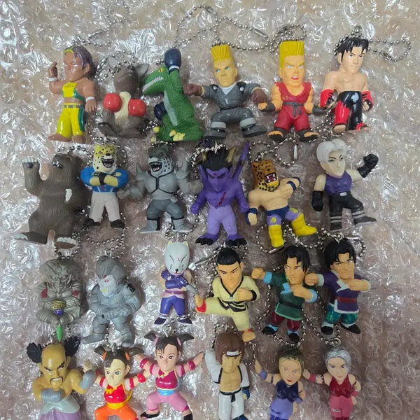 [BUNJANG] Tekken Figure Keychain Set (24 Pieces Bundle) / 철권 피규어 열쇠고리 세트 24개 일괄