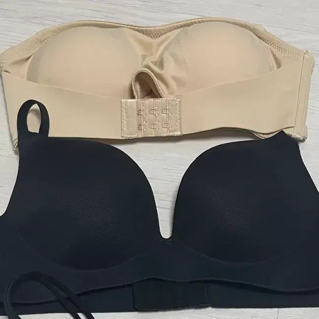 [BUNJANG] S Beige Off-Shoulder Bra / 새상품> [S] 베이지 오프숄더 브라