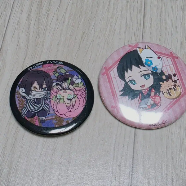 [BUNJANG] Demon Slayer: Kimetsu no Yaiba Can Badge Bundle Set / 귀멸의 칼날 캔 뱃지 일괄