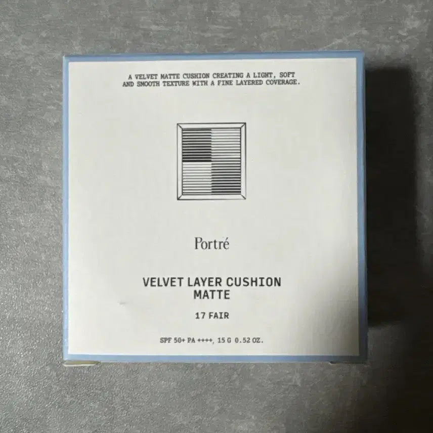[BUNJANG] Portray Velvet Layer Cushion Matte 17 Fair / 포트레 벨벳 레이어 쿠션 매트 17페어