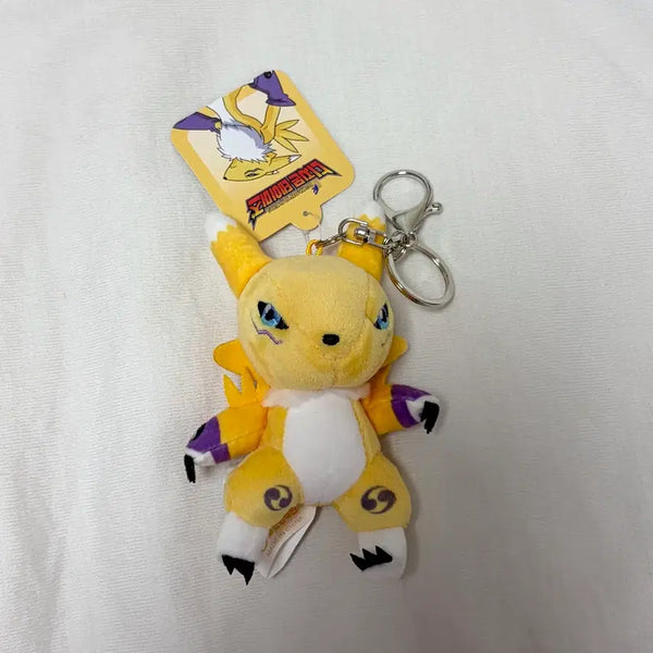 [BUNJANG] Digimon Tamers Renamon Plush Keychain / 디지몬 테이머즈 레나몬 인형 키링 판매