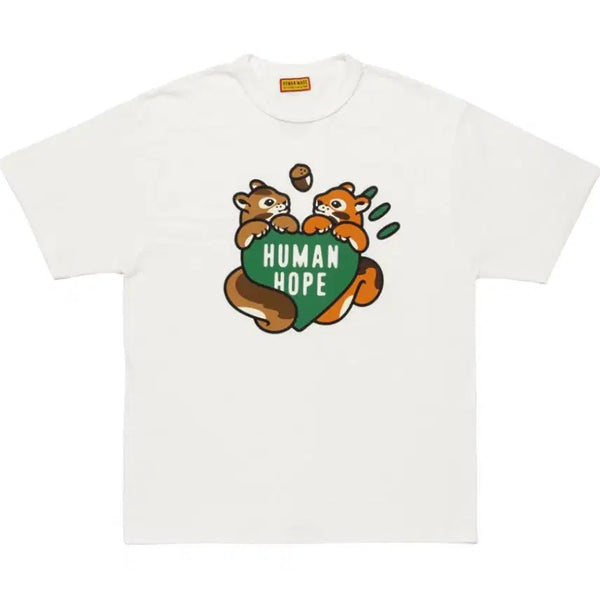 [BUNJANG] BTS J-Hope Human Made T-Shirt White XXL / 휴먼메이드 호프 BTS 제이홉 반팔 티셔츠 화이트 XXL